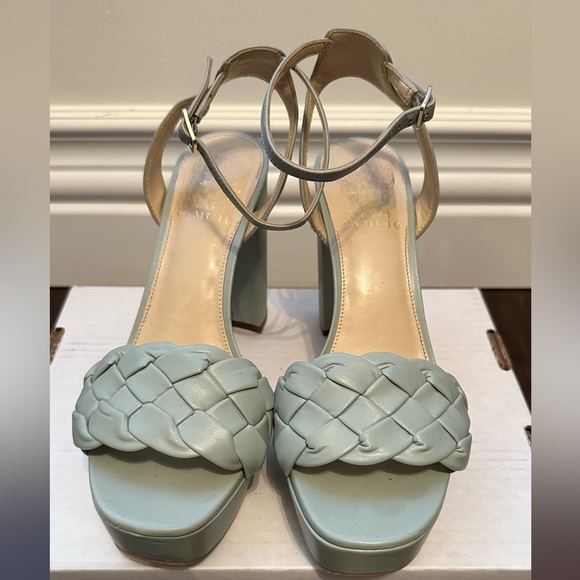 Vince Camuto Mint Platform Sandal High Heels - Picture 3 of 7